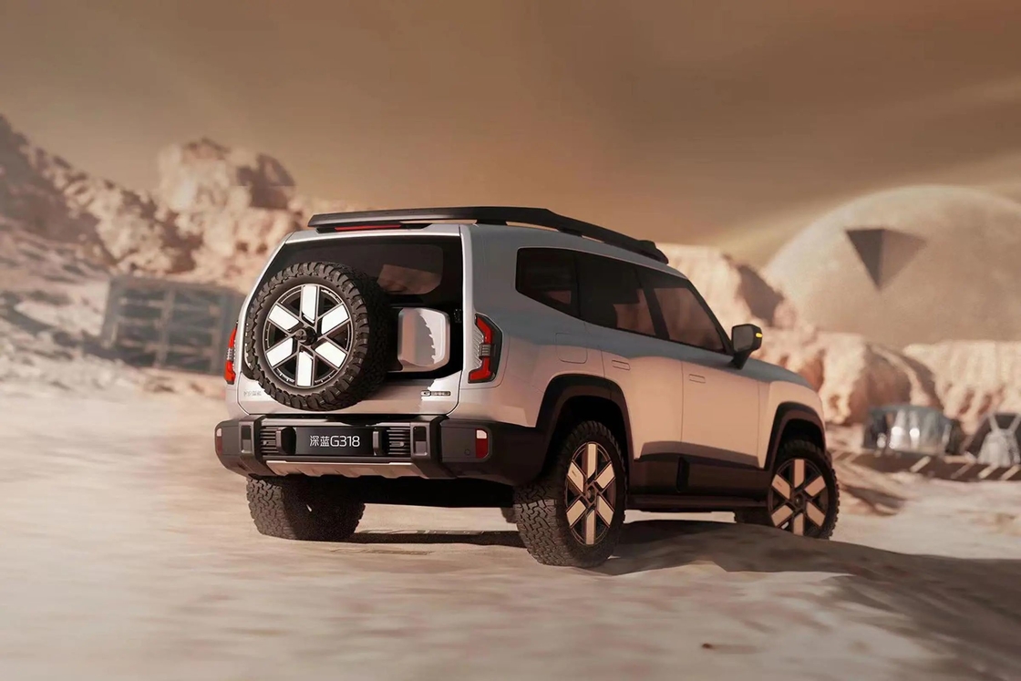 Changan DeepBlue Shenlan G318 4 roues Suv électrique hybride à carburant 4 roues tout-terrain Ev Car Nouveau véhicule énergétique