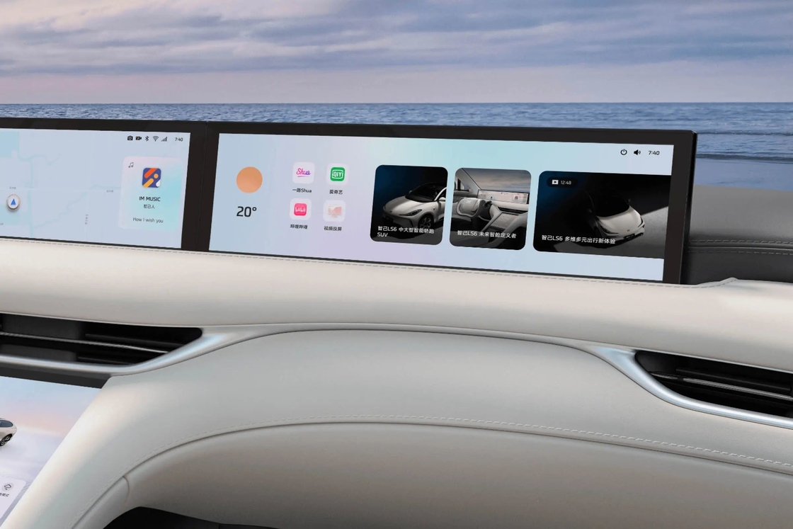 Zhiji LS6 IM voiture électrique 4 portes 5 sièges SUV 760km Long Range Nouvelle énergie voiture électrique