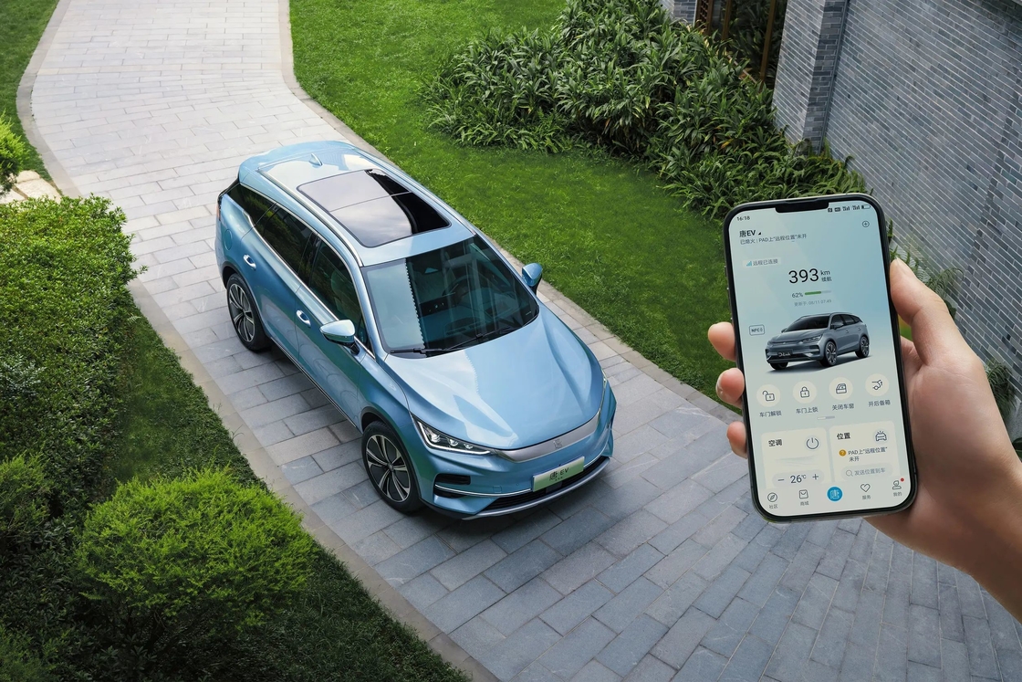 160km/h BYD Tang voiture électrique SUV pour les trajets en ville et les longs trajets