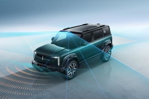 150 km/h Volant à gauche Voiture électrique Chery iCAR 03 Avec une expérience de conduite confortable