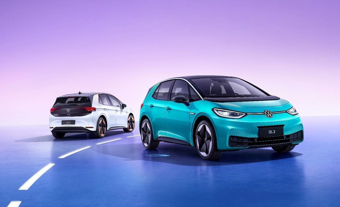 Autonomie de 300 milles Voiture électrique Volkswagen 160 km/h Voiture électrique VW ID3 à 5 places