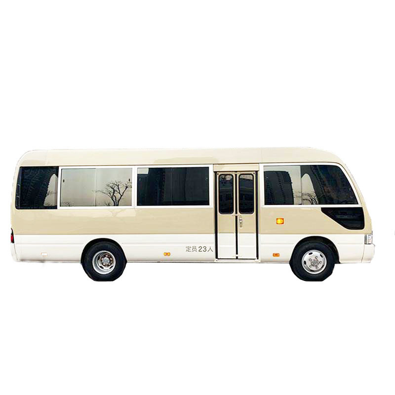 2 portes 21 sièges lumière voiture d'essence d'occasion Toyota Costa Voiture de tourisme avec intérieur de luxe