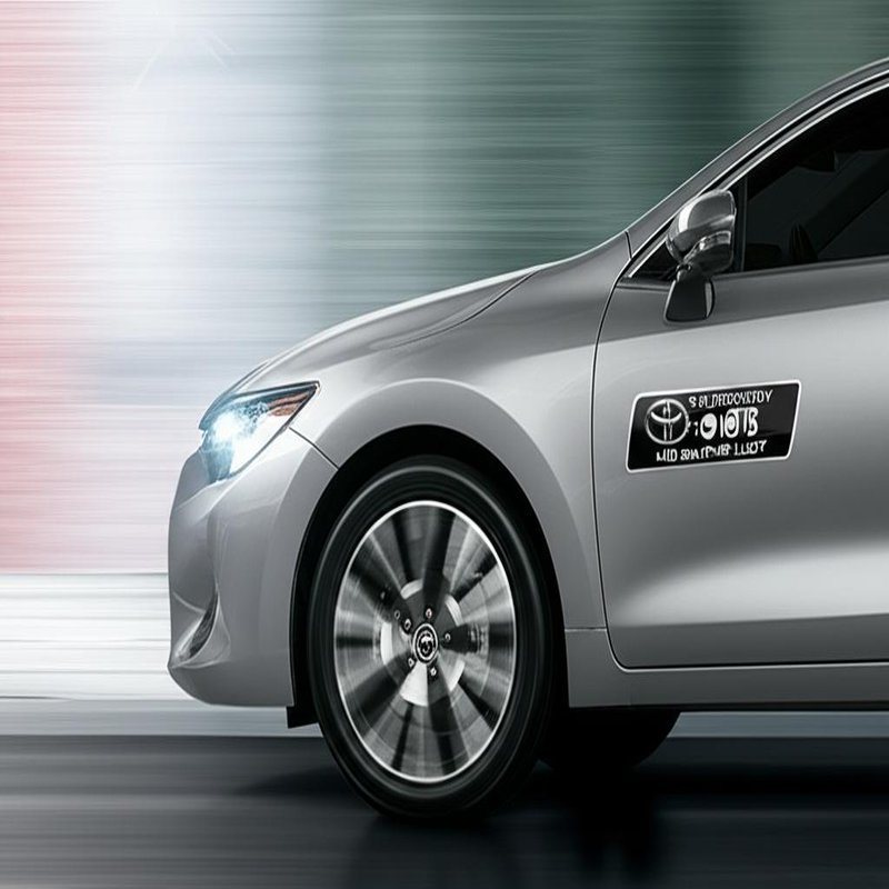 Économie de carburant 30 Mpg Toyota voiture à vitesse maximale de 180 Km/h et lumière de jour LED