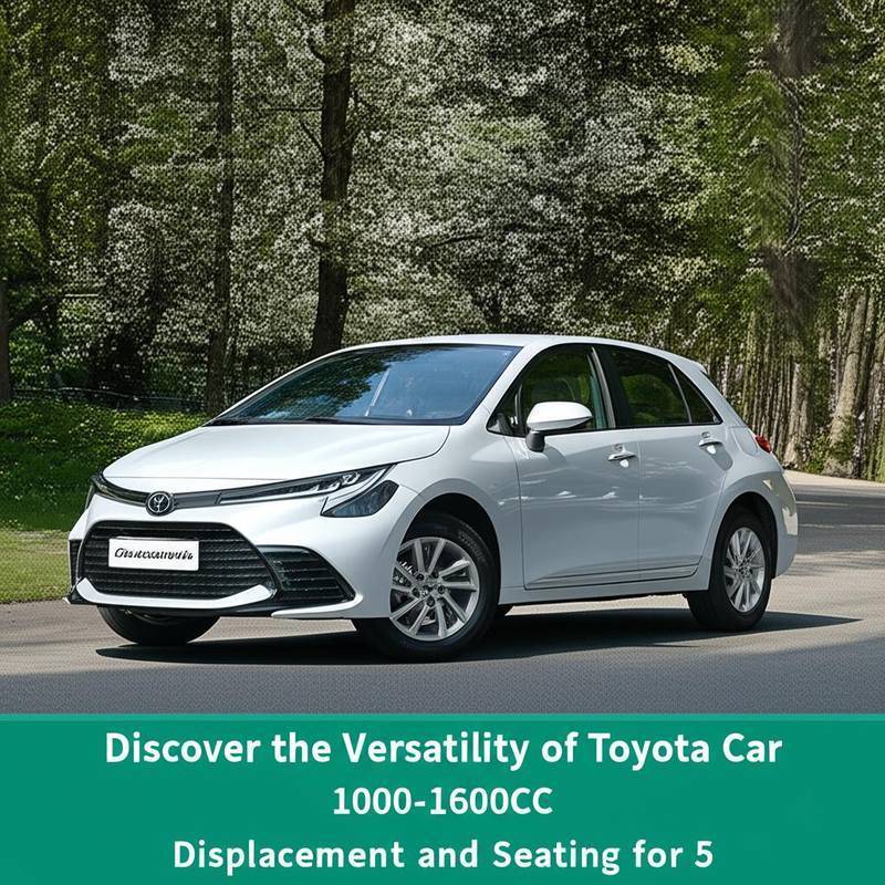 Découvrez la polyvalence de la voiture Toyota 1000-1600cc