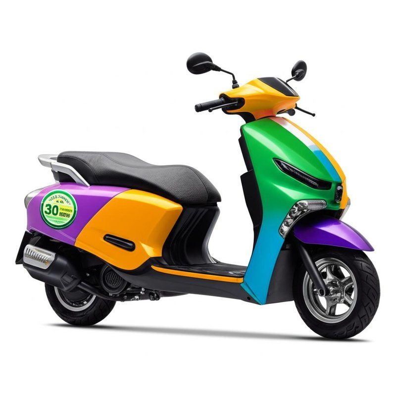 Économie de carburant 30 Mpg Toto Véhicule à moteur multicolore